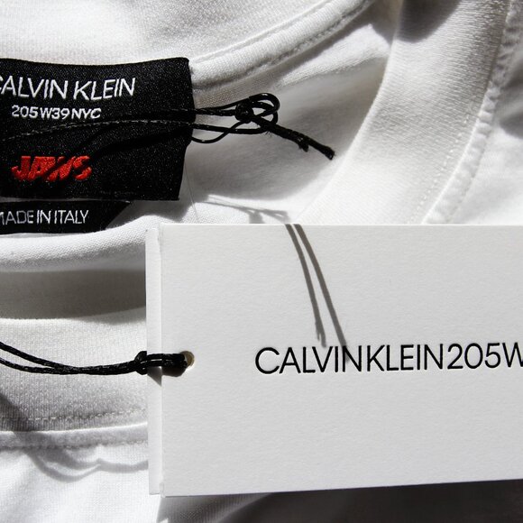BNWT SS19 CALVIN KLEIN 205W39NYC "JAWS" TSHIRT WHITE S & M - Picture 7 of 14